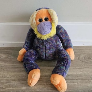 ty Beanie Babies Bananas the Monkey Stuffed Animal Plush Toy 12"