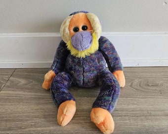 ty Beanie Babies Bananas the Monkey Stuffed Animal Plush Toy 12&quot;