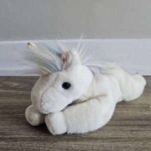 ty Beanie Buddies Mystic the Unicorn Stuffed Animal Plush Toy 12.5&quot;