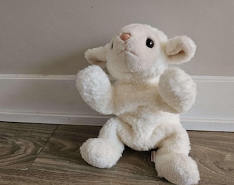 Vintage 2001 Ty Fleece Lamb Plush, 13"