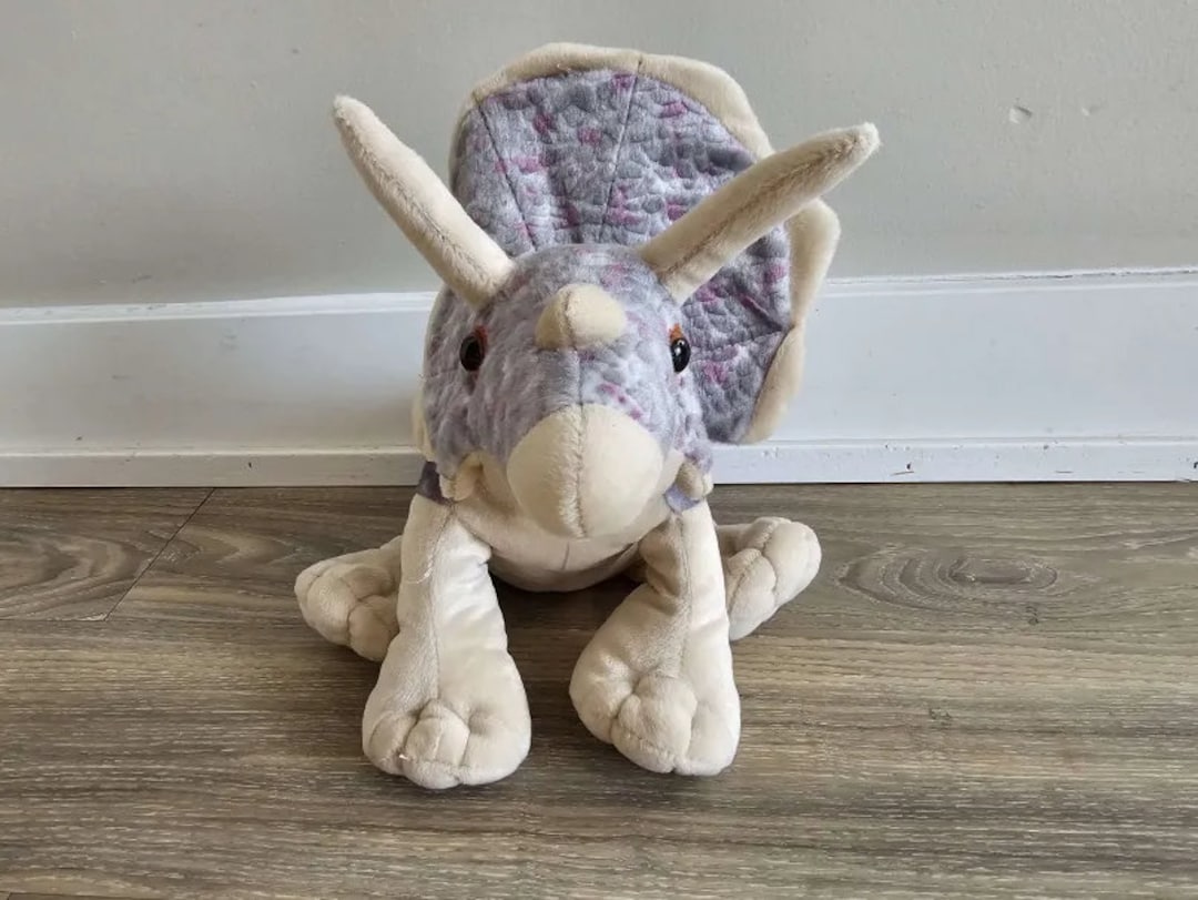 Wild Republic Triceratops Plush Stuffed Animal - 8" Cuddlekins Dinosaur Toy, Realistic & Soft