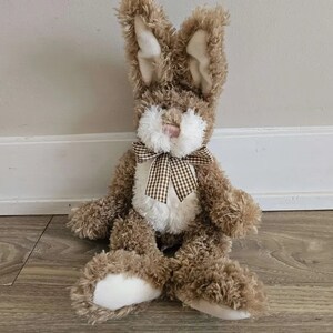 Russ Berrie Bradley the Bunny Rabbit Stuffed Animal Plush Toy 19&quot;