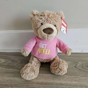 Gund Get Well Soon Bear Stuffed Animal Plush Toy 12&quot;