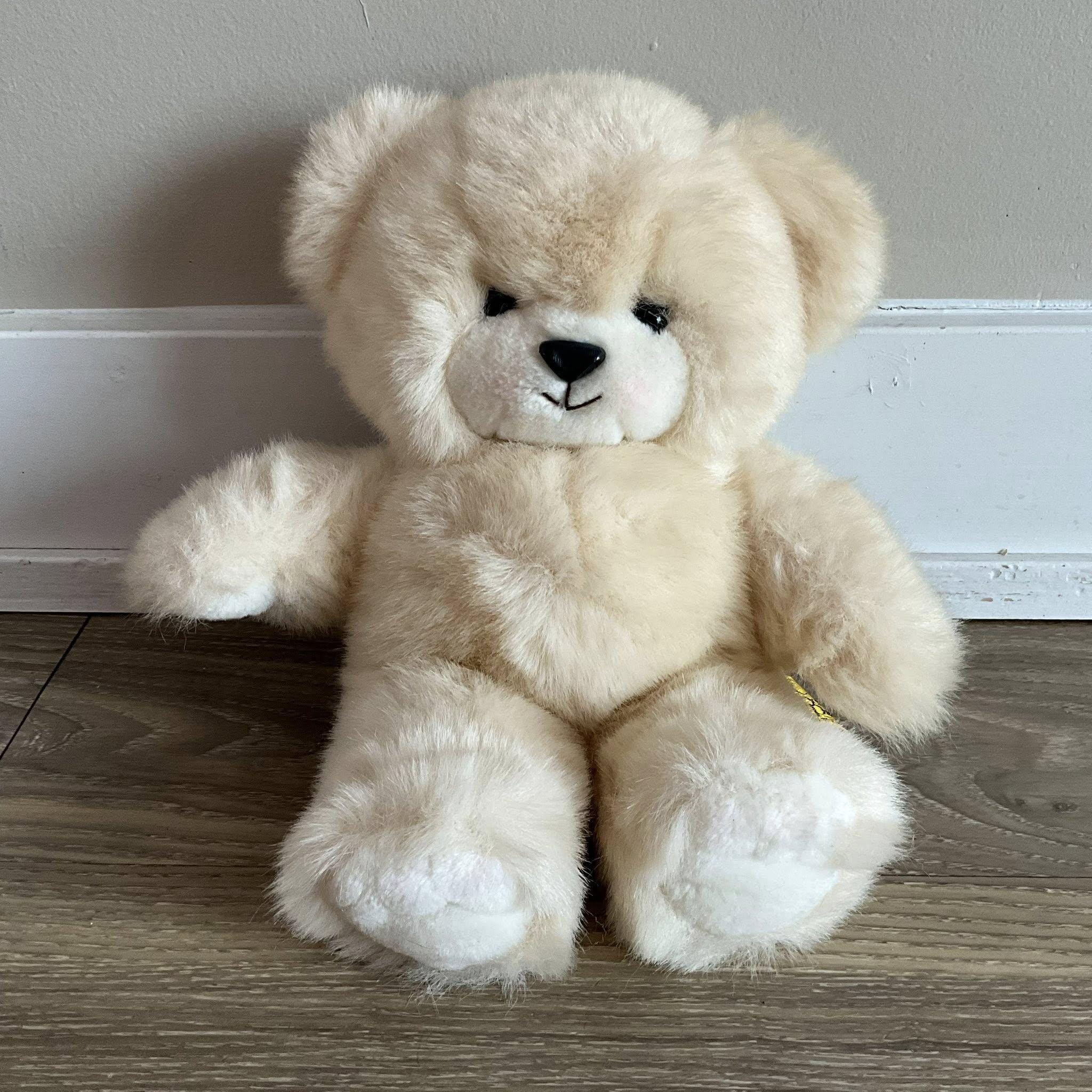 24K Polar Puff Special Effects 1985 Vintage Brad Teddy Bear Beige