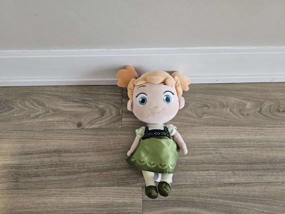 Disney Frozen Babe Anna Stuffed Doll Plush Toy 14 Etsy