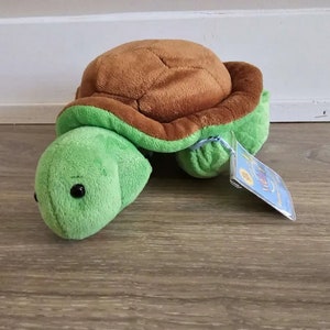 Ganz Webkinz Green turtle Stuffed Animal Plush Toy 9&quot;