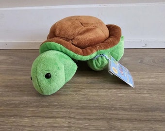 Ganz Webkinz Green turtle Stuffed Animal Plush Toy 9&quot;