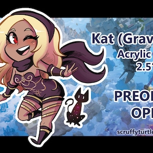GRAVITY RUSH Kat 2.5&quot; Acrylic Charm