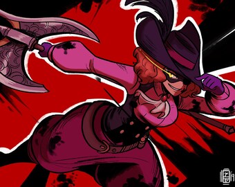 NOIR HARU BLOCKBUSTER Persona 5x7 Mini-Print