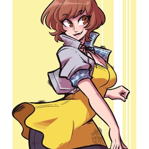 PERSONA 4 Casual Chie Satonaka 10x12 Print