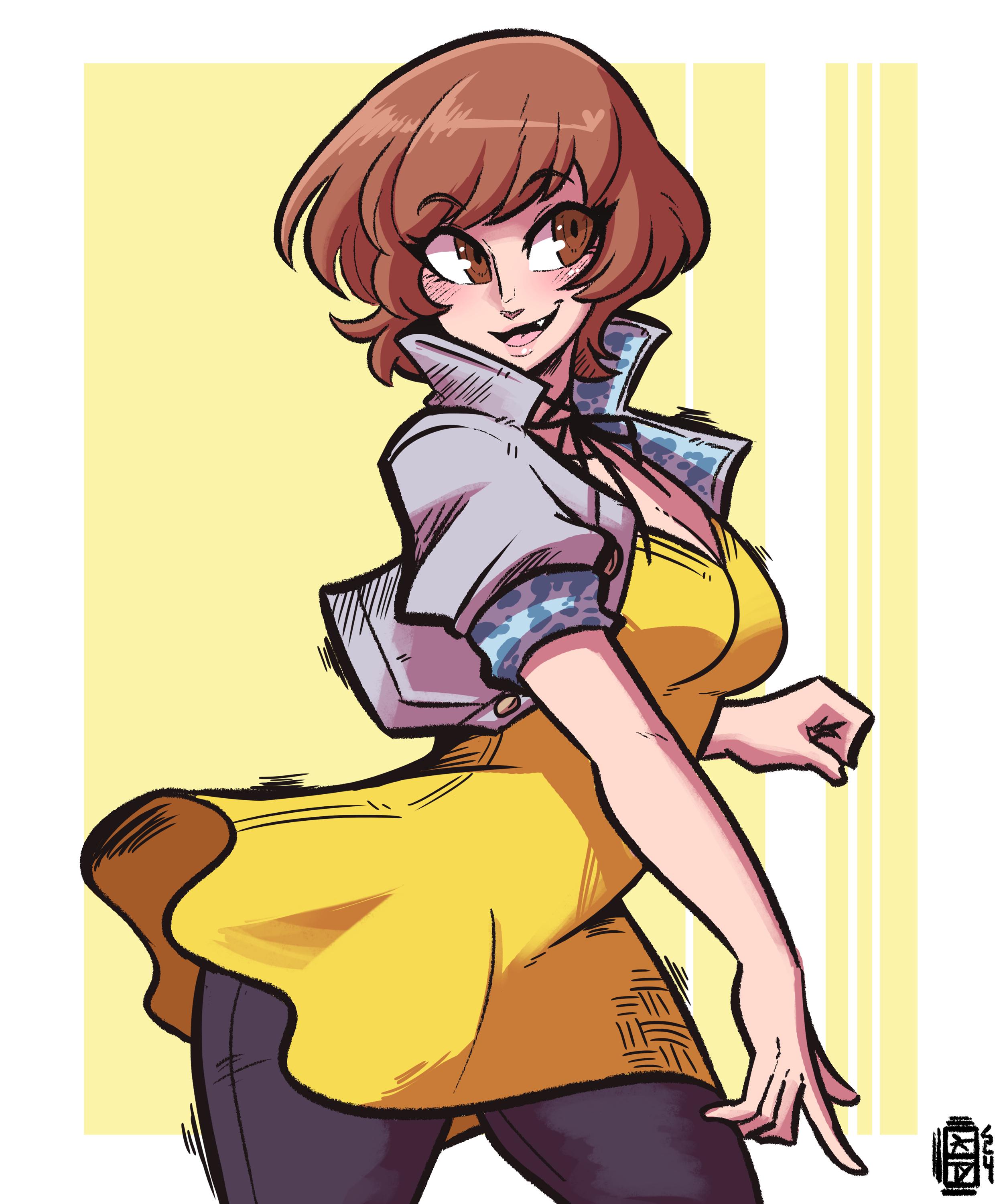 ♡♡Chie♡♡ Chie Portrait GIF - Chie Portrait Persona 4 - Discover