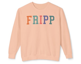 Fripp Island Bright Pastel Colors Comfort Colors Crewneck Sweatshirt