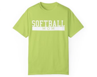 Softball Mom Comfort Colors T-shirt | Sports Mom | Mother's Day