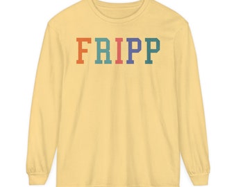 Fripp Bright Pastels Comfort Colors Long Sleeve T-Shirt | Fripp Island | South Carolina