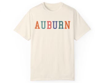Auburn Bright Pastel Colors Comfort Colors T-shirt