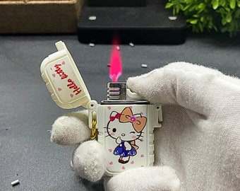 Hello Kitty Cute Lighter, Bright Pink Flame, Perfect Gift for Christmas, Halloween