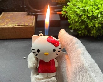 Hello Kitty Adorable Lighter, Cute Kitty Lighter Gift For Christmas, Halloween
