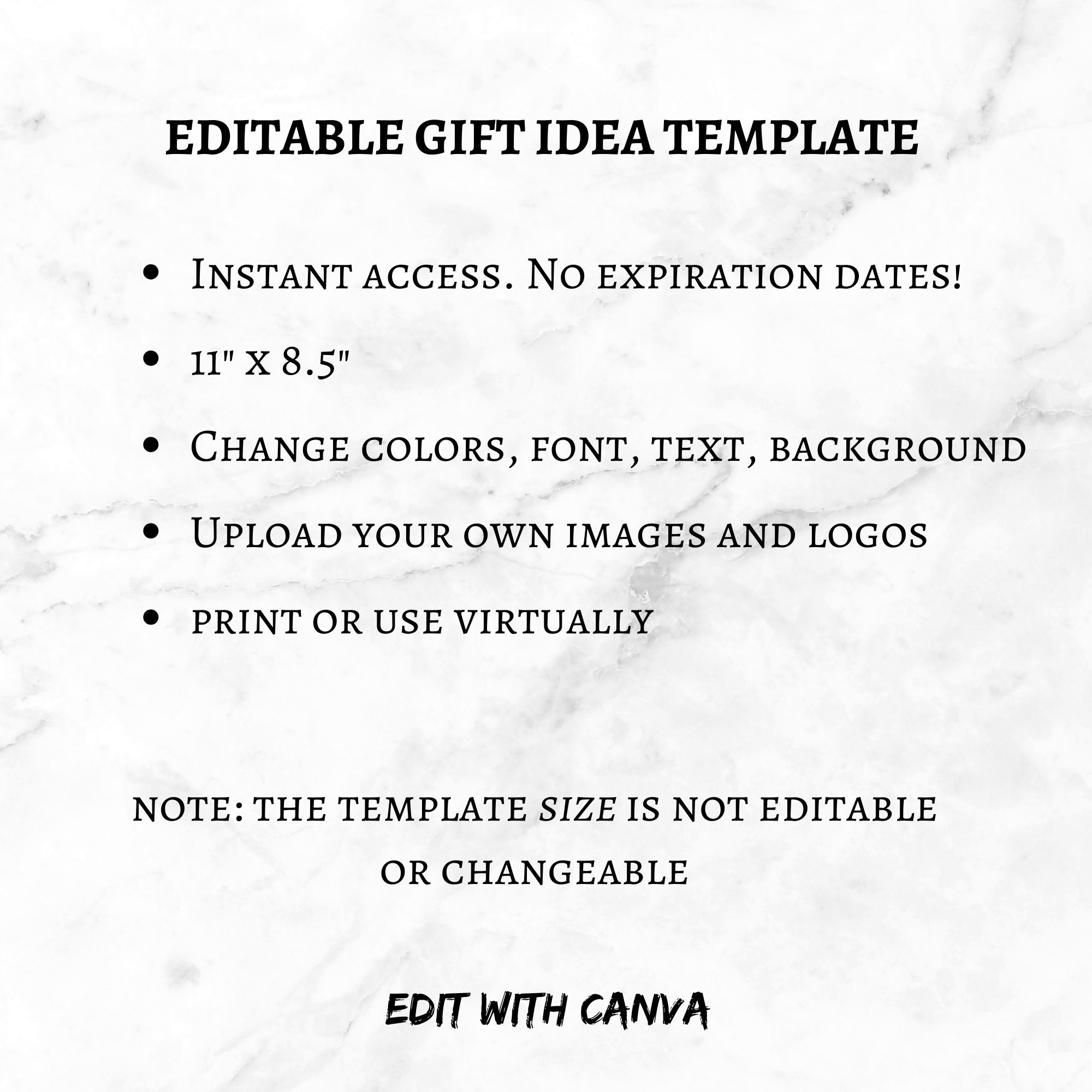 Gift Idea Template Simple Gift Idea Tracker Basic Gift Idea List Gift Idea Template Simple Gift Idea Tracker Basic Gift Idea List