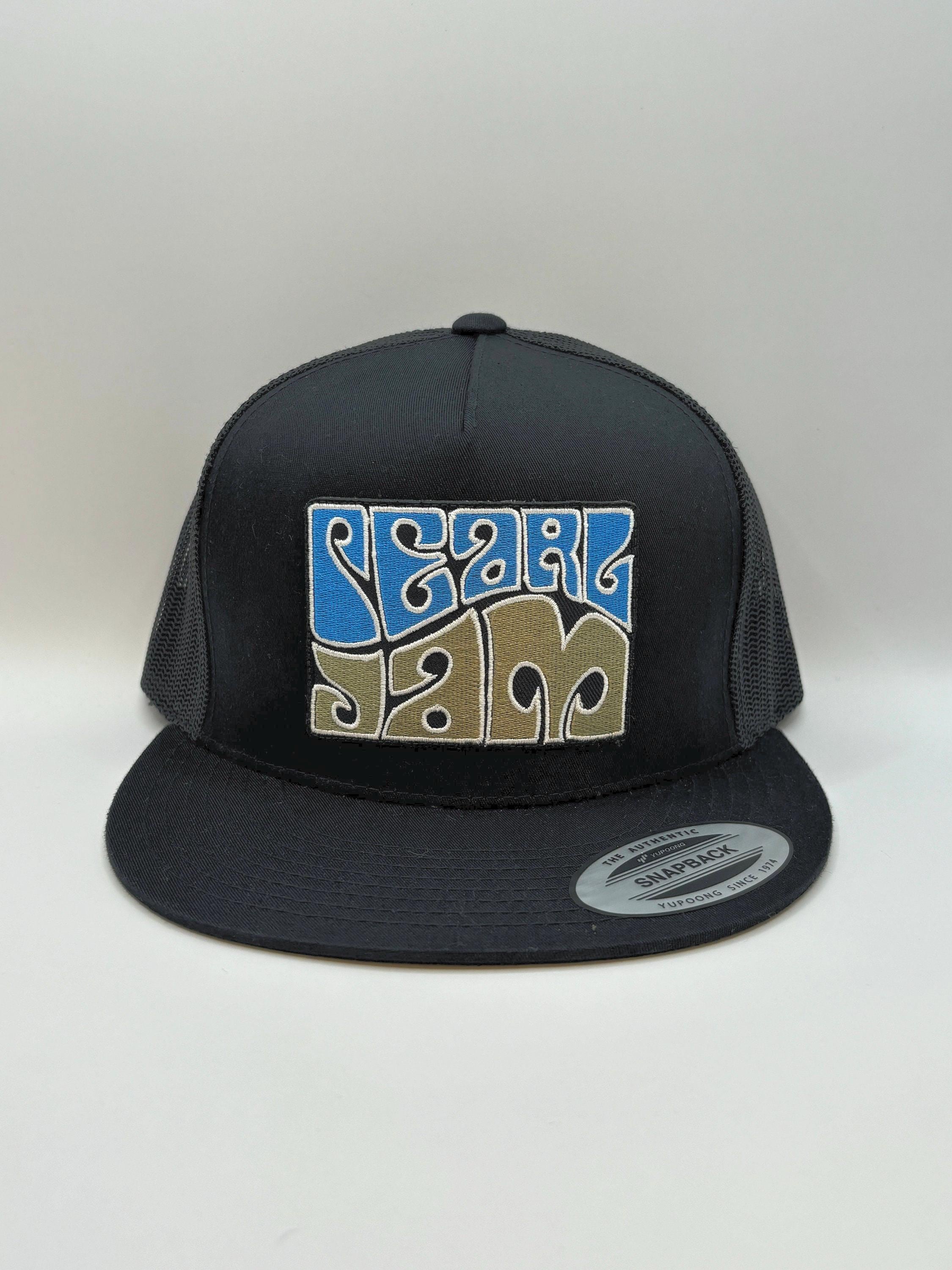 Rare Vintage 90s Grunge Pearl Jam Black Hat With Purple Text pearl jam vintage tee - TikTok Shop main image 3