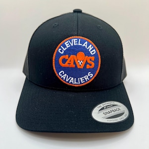 Cleveland 80’s Basketball Patch Hat (Black)