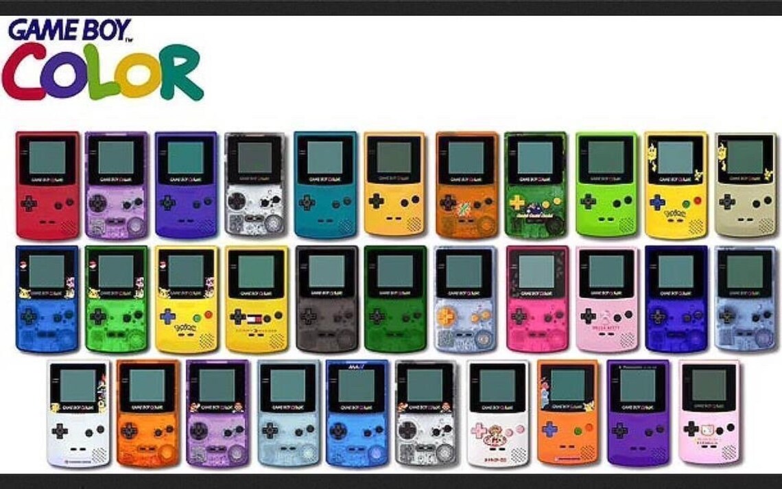 Ultimate Gameboy Color Build Build Your Own Custom Modded Gameboy Color - Etsy
