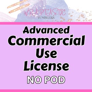 Commercial License for 5 Designs - No POD (Digital Download)