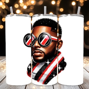 Trinidad Tobago Art Png Prints Trinidad Tumbler Wrap Trinidadian Flag Caribbean Carnival Trini Shirt Png Tumbler 20oz Skinny Island Tumbler