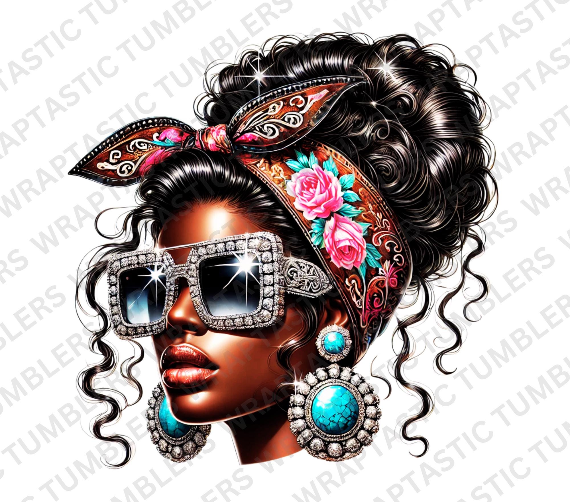 Where Them Fans At Boots on the Ground African American Black Woman Png Western Png Clack Fan 20oz Country Black Cowgirl Rodeo Tumbler Wrap