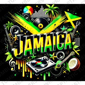 Rasta Man Tumbler Wrap: Jamaican Reggae Design (PNG Digital Download)