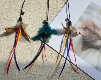 Nachahmung fliegende Vögel für Katzenspielzeug, Katzenspielzeug, Handgemachtes Katzenspielzeug, Katzenspielzeug, Katzengeschenke, Geschenke für Katzenliebhaber