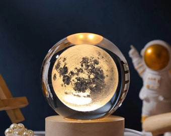 Luz nocturna del planeta, luz nocturna del sistema solar, lámpara del planeta con impresión 3D, regalo conmemorativo personalizado de la Vía Láctea