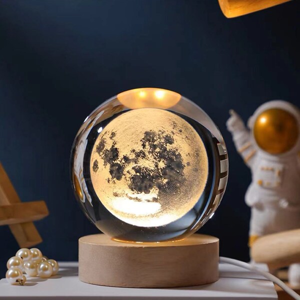 Planet Night Light, Solar System Night Light, 3D Print Planet Lamp, Personalized Milky Way Memorial Gift