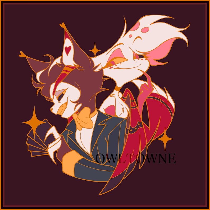 Overlord Huskerdust pin set Hazbin hotel PREORDER The overlords