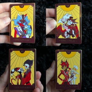 Les épingles de tarot THE LOVERS (REFAITE)