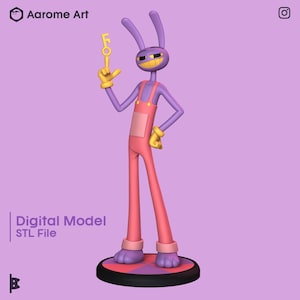 Jax The Amazing Digital Circus Digital Model for 3D Printing