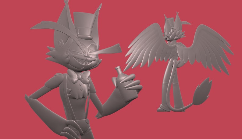Husk Hazbin Hotel Digital Model for 3D Printing - Etsy