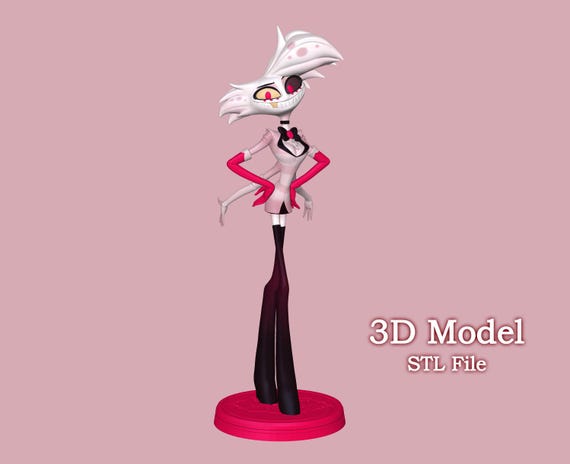 Angel Dust Hazbin Hotel Digital Model for 3D Printing - Etsy