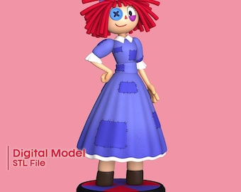 Ragatha The Amazing Digital Circus Digital Model for 3D Printing