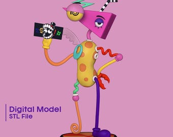 Zooble The Amazing Digital Circus 3Dプリント用デジタルモデル