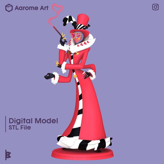 Valentino Hazbin Hotel Digital Model for 3D Printing - Etsy