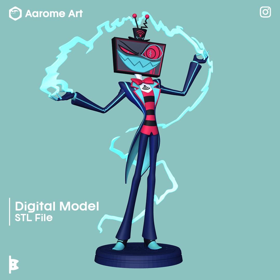 Vox Hazbin ホテルの 3D プリント用デジタルモデル - Etsy 日本