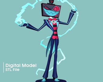 Vox Hazbin ホテルの 3D プリント用デジタルモデル - Etsy 日本