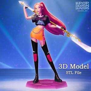 Watch KPop Demon Hunters Digital Model for 3D Printing