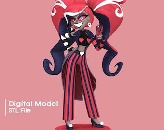 Velvette Standee Hazbin Hotel - Etsy