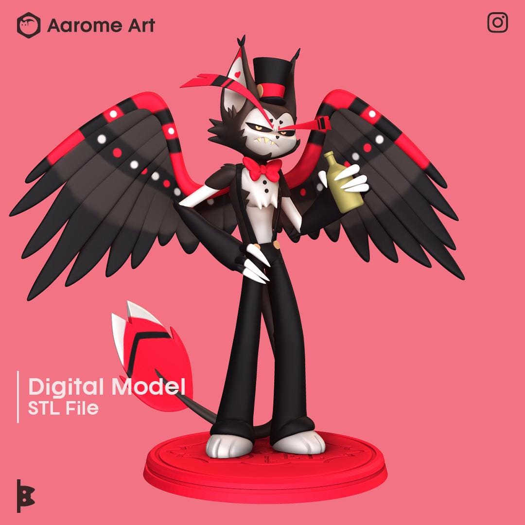 Hazbin hotel husk - Etsy 日本