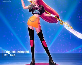 Mira KPop Demon Hunters Modelo Digital para Impresión 3D