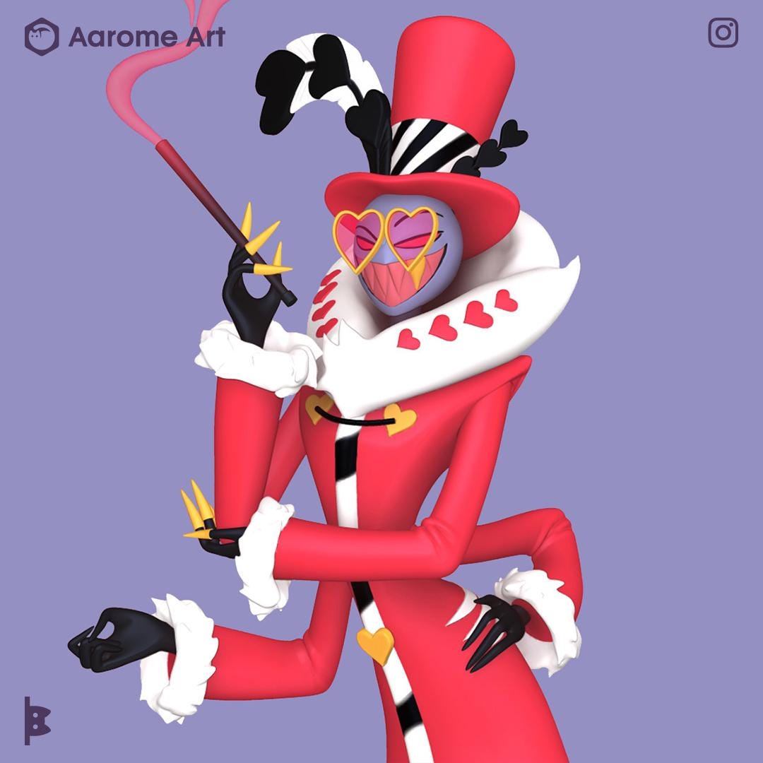 Valentino Hazbin Hotel Digital Model for 3D Printing - Etsy UK