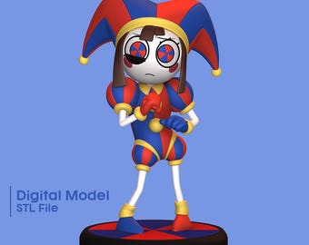 Pomni The Amazing Digital Circus Digital Model for 3D Printing