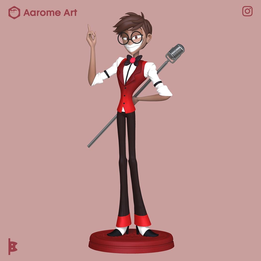 Alastor Human Hazbin Hotel Digital Model for 3D Printing - Etsy Canada