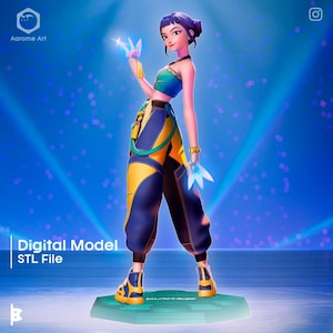 Zoey KPop Demon Hunters Digital Model for 3D Printing